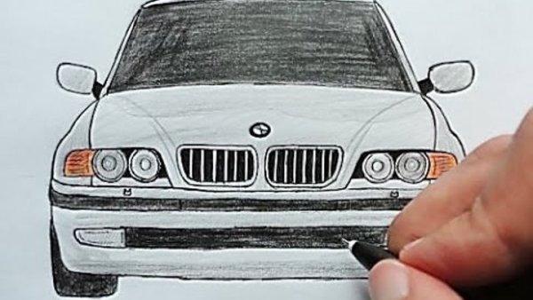 Машины карандашом бумер