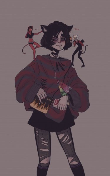 Приступ интроверта by KWENTEEN персонажи