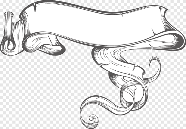 Эскиз ленты для надписи