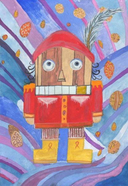 Щелкунчик и мышиный Король рисунок для детей