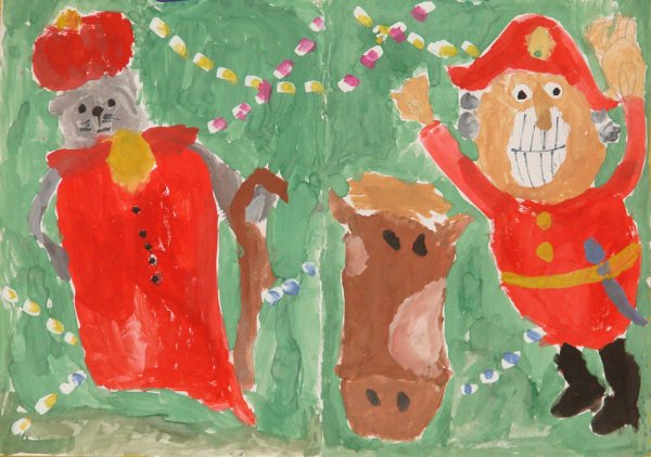 Щелкунчик рисование для детей