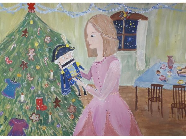 Рисунок к балету Щелкунчик