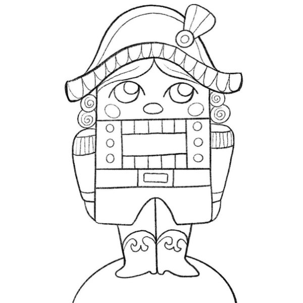 Нарисовать Щелкунчика