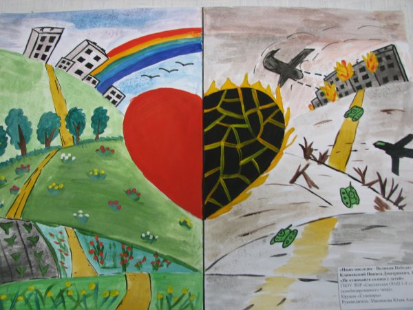 Рисунки детей ДНР