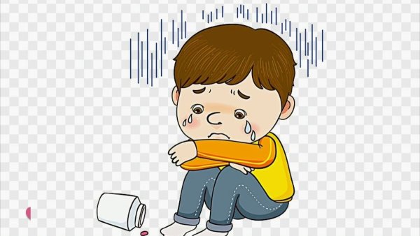 Мальчик плачет мультяшный