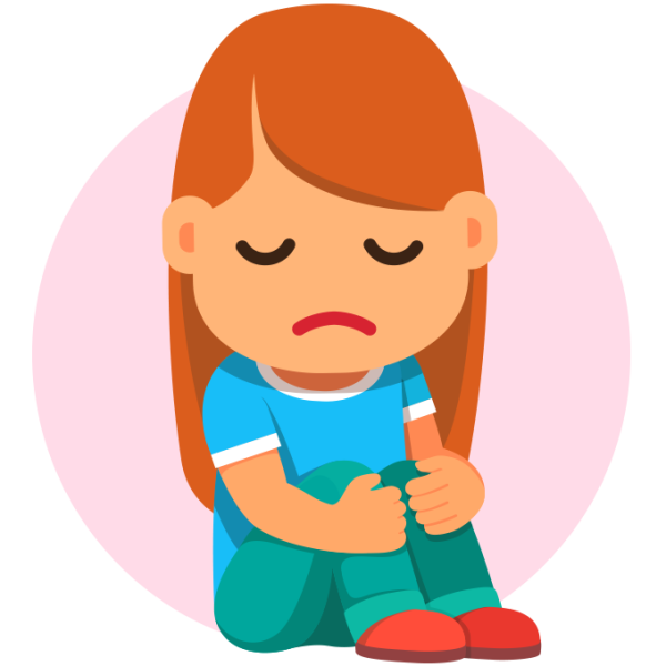 Грустный ребенок