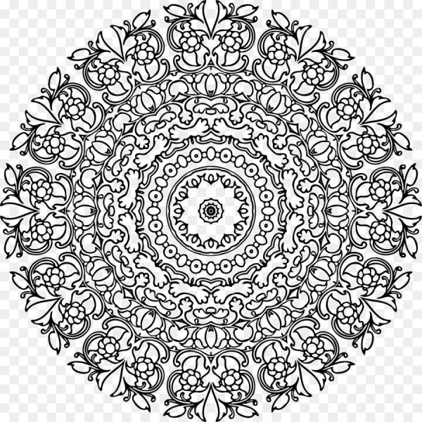 Круглый узор Графика