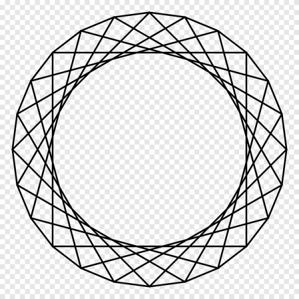 Круговой орнамент геометрический