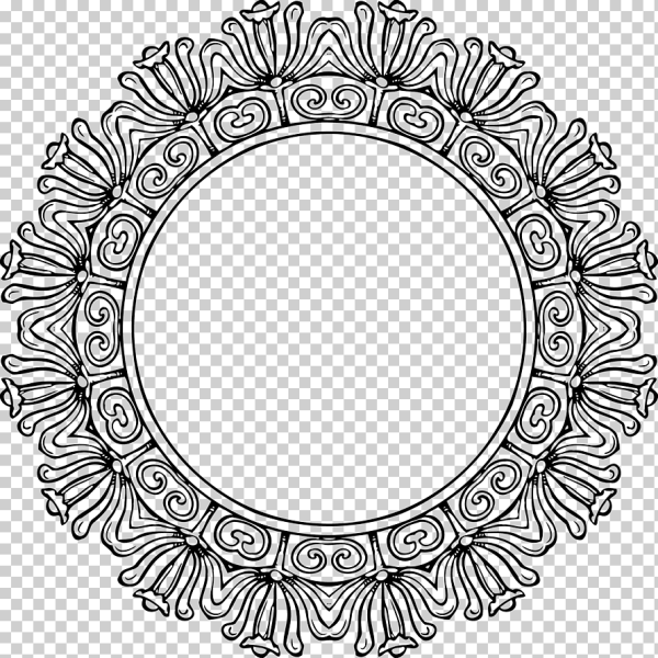 Круговой орнамент рисунок