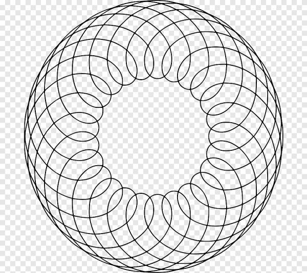 Круглые геометрические узоры