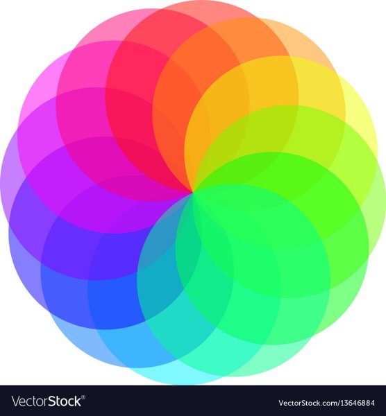 Радужный спектр цвета