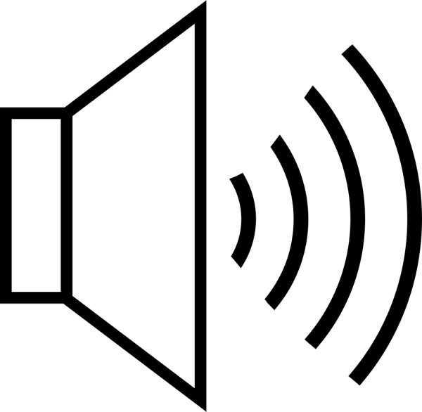 Значок громкоговорителя
