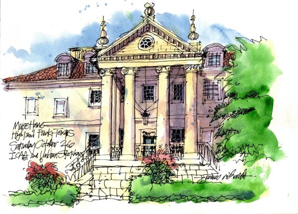 Дворянская усадьба рисунок