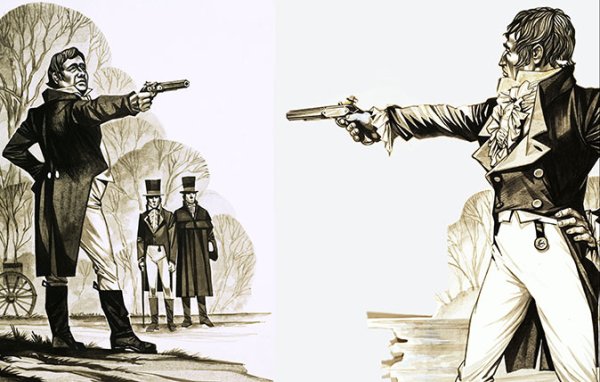 Дуэль иллюстрации