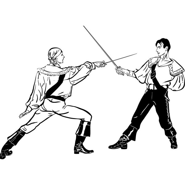 Дуэль зарисовки