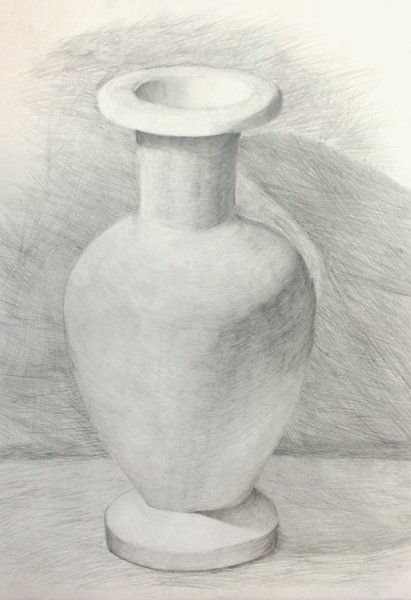 Натюрморт с гипсовой вазой