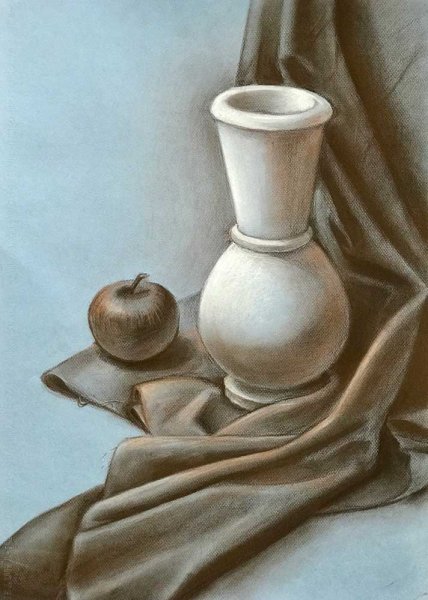 Ваза карандашом