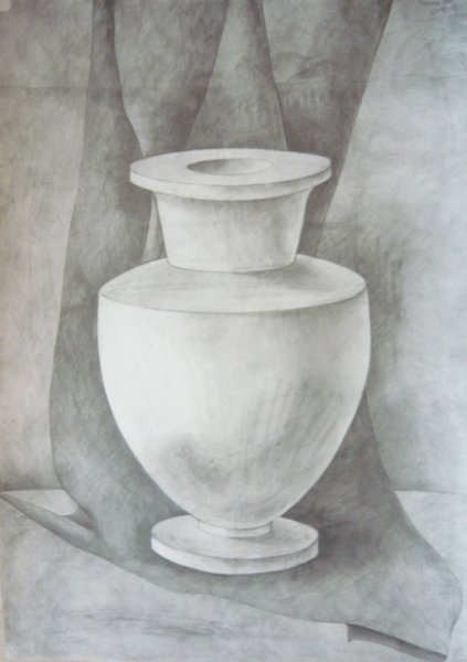 Гипсовая ваза Академический рисунок