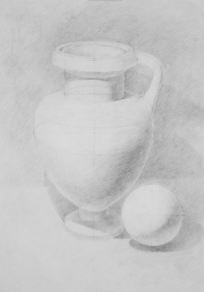 Гипсовые вазы для рисования