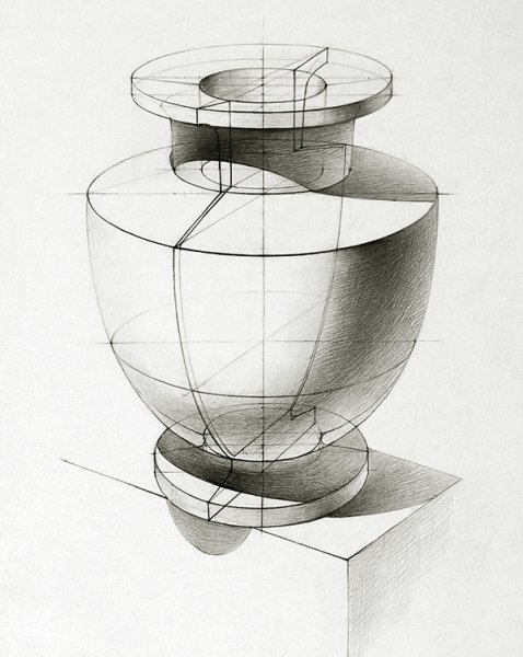 Гипсовая ваза рисунок (49 фото) » Рисунки для срисовки и не только