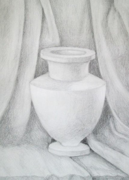 Гризайль гипсовых фигур