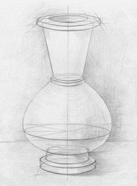 Ваза карандашом
