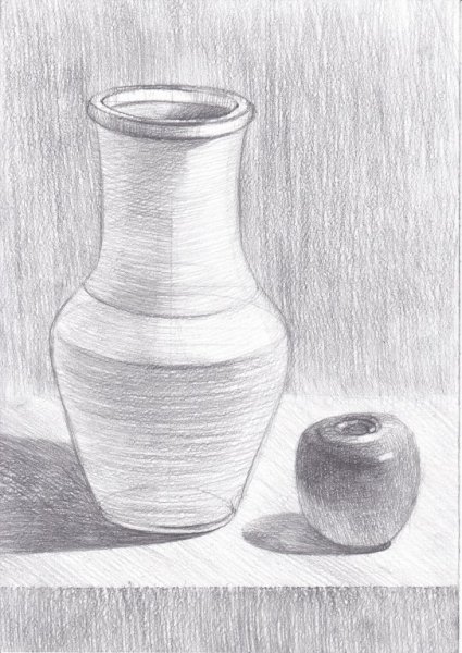 Академический рисунок вазы