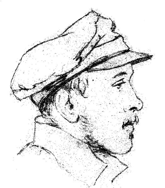 Портрет Лермонтова палена