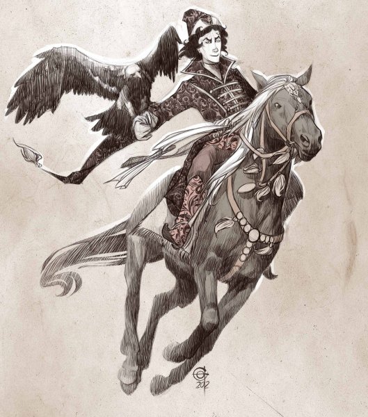 Опричник гравюра