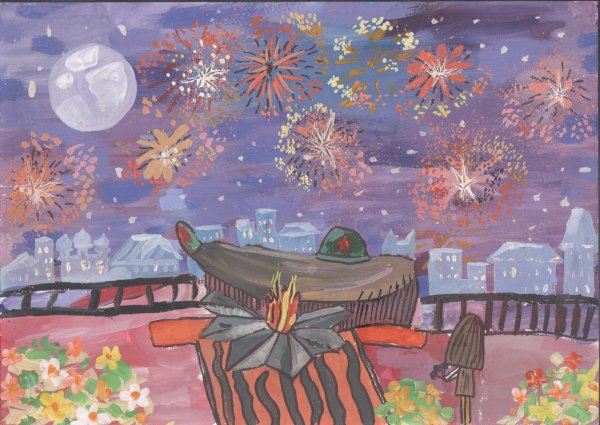 Владимир Штраних салют Победы