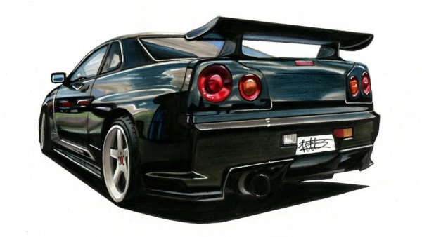 Nissan Skyline GTR r32 Art