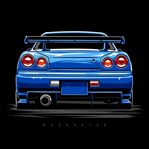 Nissan Skyline вектор