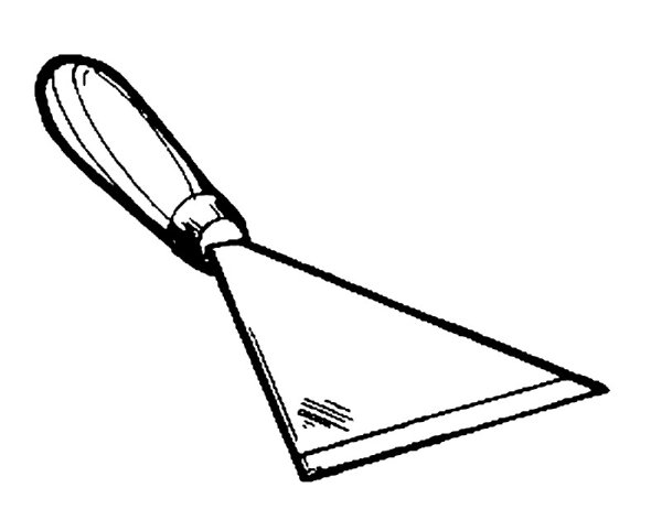 Раскраска шпатель