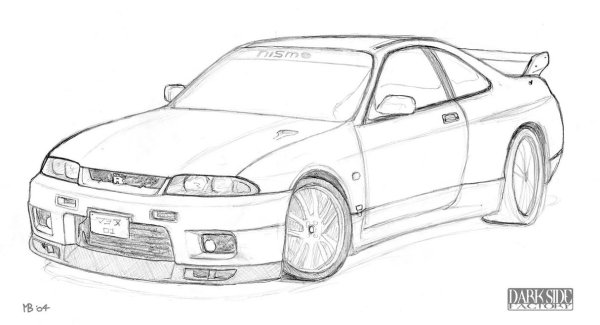 Nissan Skyline r32 GTR Постер