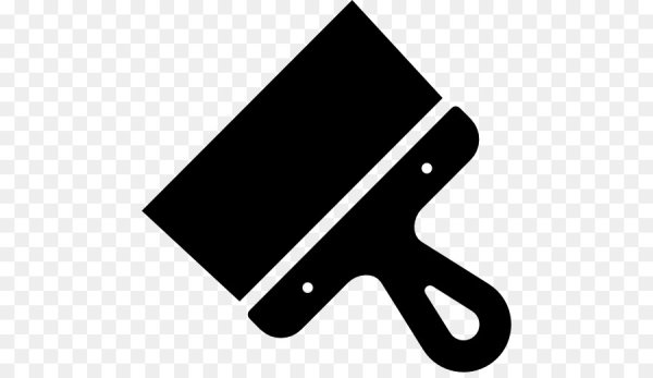 Шпатель строительный иконка