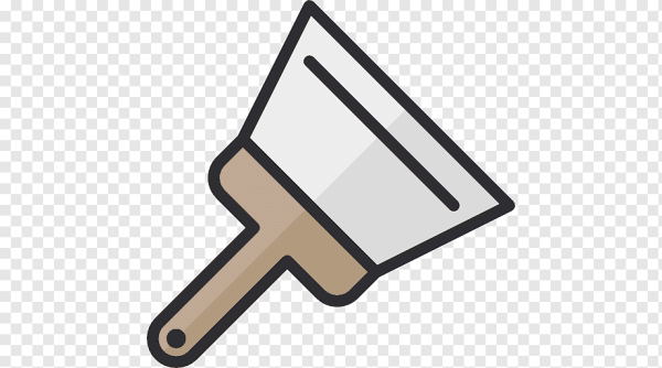 Шпатель строительный иконка