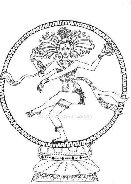 Шива гравюра