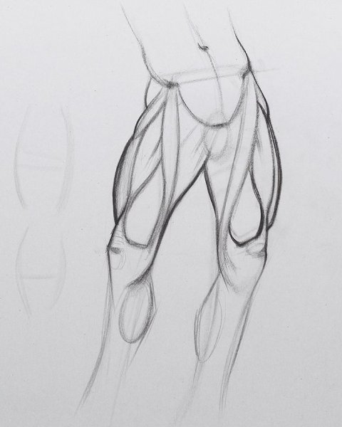 Мужские ноги для рисования