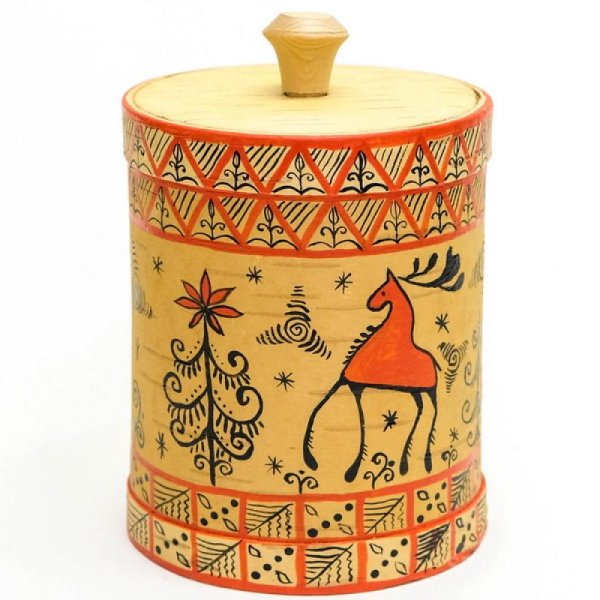 Берестяной Туесок Мезенская