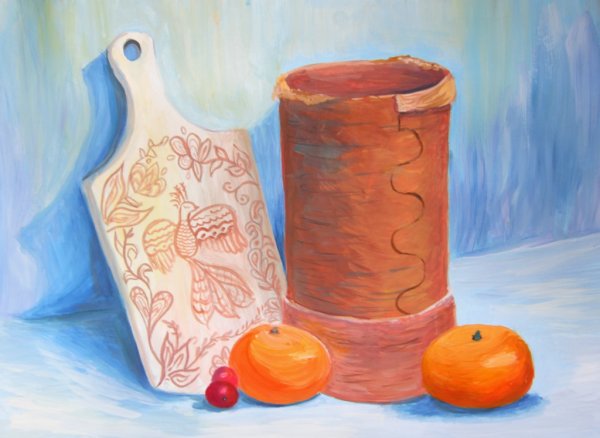 Натюрморт в русском стиле для детей