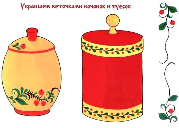 Туесок Хохломская роспись