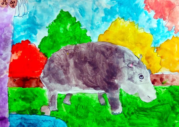 Конкурс детского рисунка зоопарк