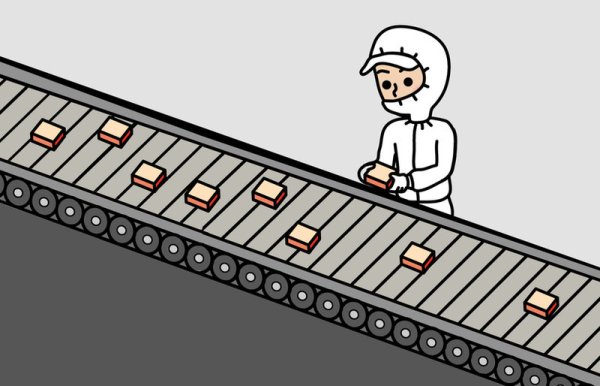 Конвейер мультяшный