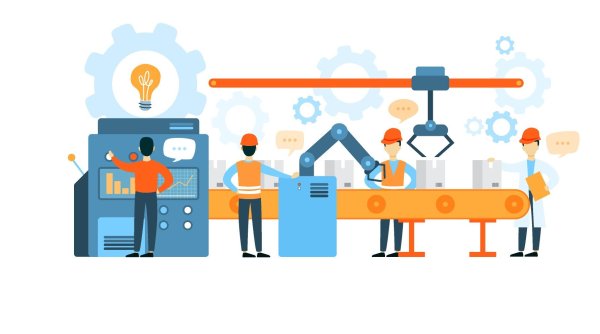 Конвейер инфографика