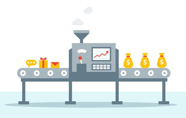 Конвейер иллюстрация