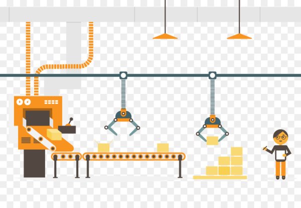 Конвейер иллюстрация