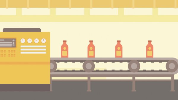 Конвейер мультяшный