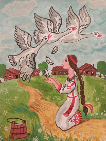 Рисунок на тему Чувашия