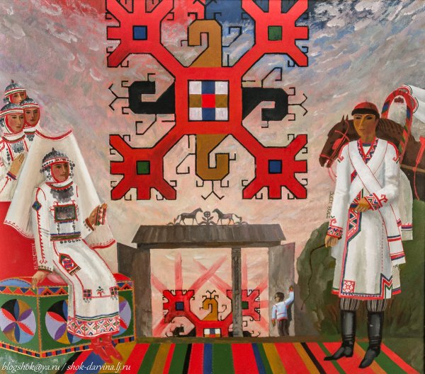 Чувашское искусство картины