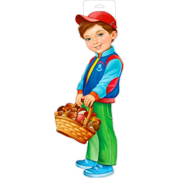 Грибник мультяшный